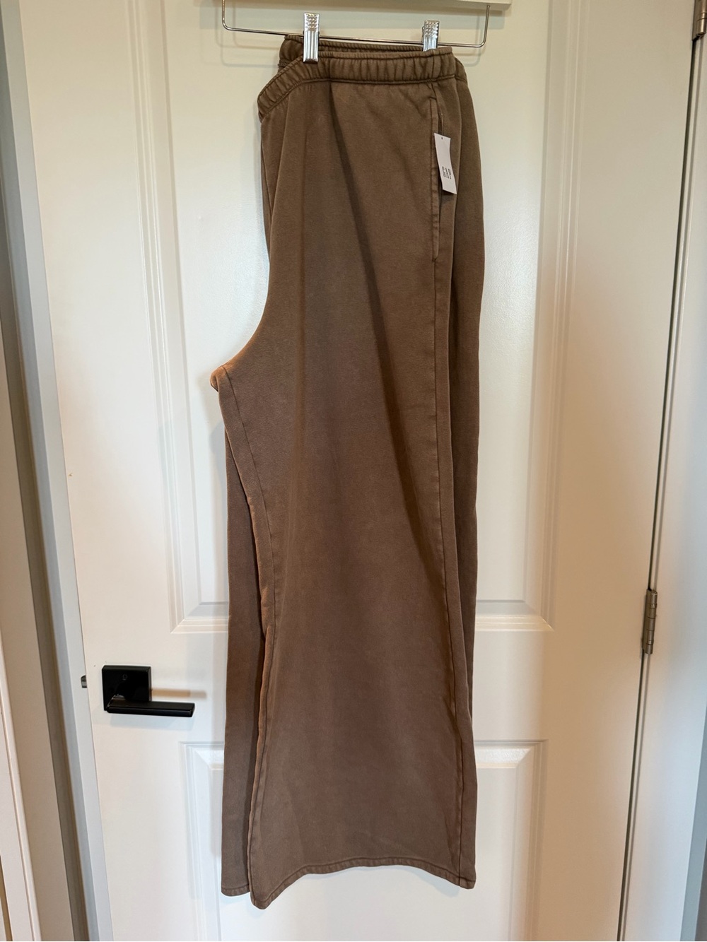 NWT GAP Brown Wide-Leg Sweatpants XL